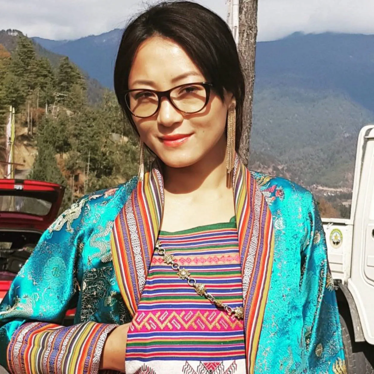 Bhutan beautiful woman or selebgram