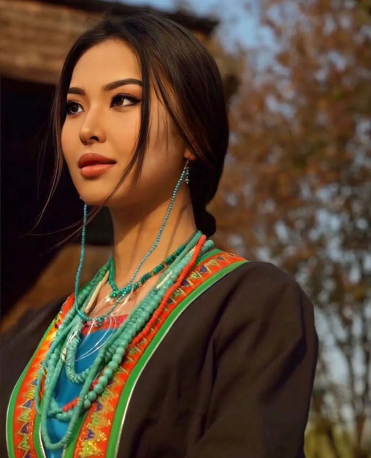 Kyrgyzstan beautiful woman or selebgram